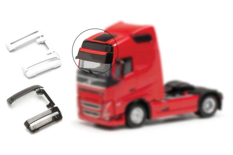 Sunshield for Volvo Tractors -- 4 Black, 4 White