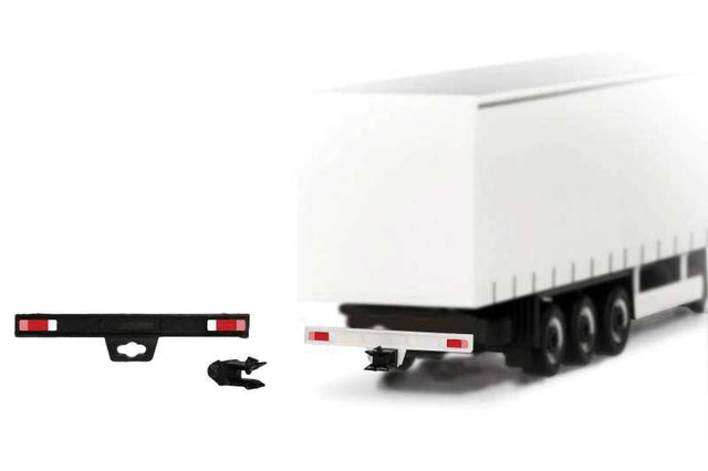 Trailer Bumper w/Coupling -- 2 Each White, Black