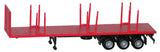 Flatbed Trailer -- With Removable Stakes-2