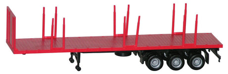 Flatbed Trailer -- With Removable Stakes-2