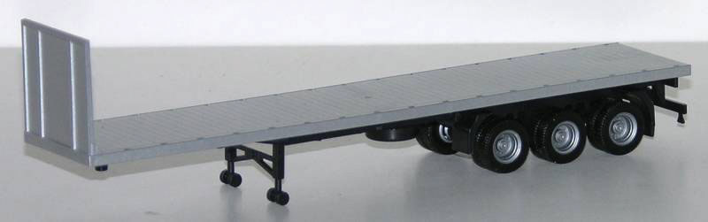3-Axle Highboy Trailer w/Removable Stakes - Assembled -- Various Standard Colors