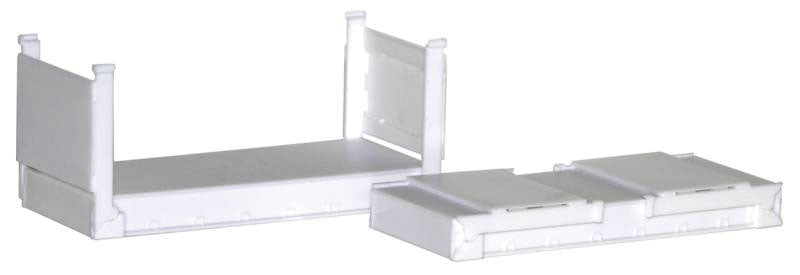 20' Stackable Flat Container 2-Pack -- Undecorated