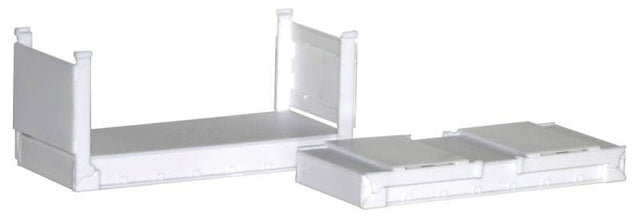 20' Stackable Flat Container 2-Pack -- Undecorated
