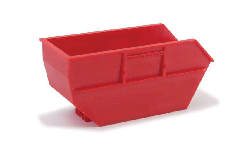 Skip Tray For Ak16, 15 CBM Skiploader -- Red pkg(2)