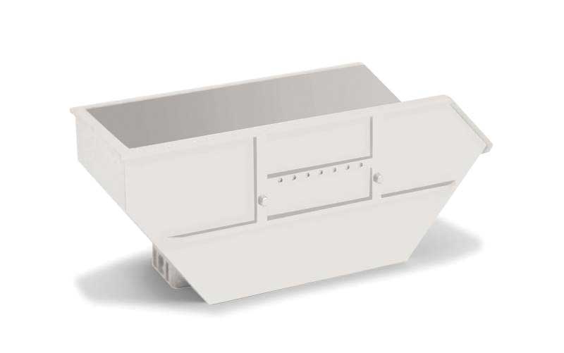 Skip Tray For Ak16, 7 CBM Skiploader -- White pkg(2)