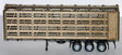 Australian Road Train Stock Trailer - Laser-Cut Wood Kit -- Undecorated