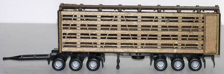 Australian Road Train Stock Trailer w/3-Axle Converter Dolly - Laser-Cut Kit -- Undecorated