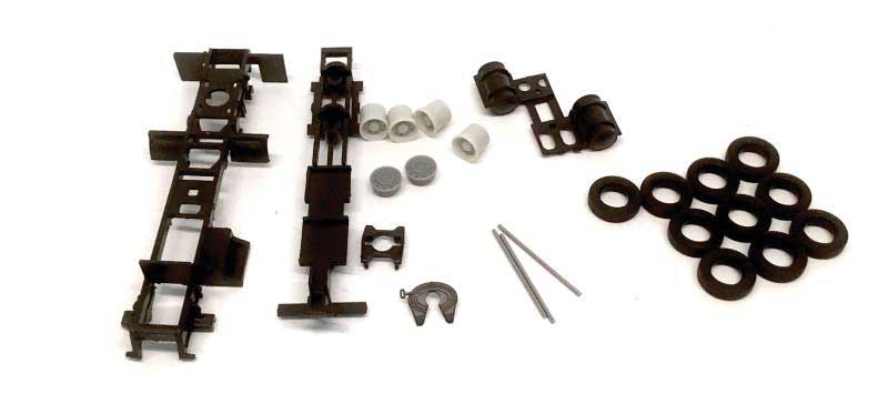 Kenworth-Peterbilt-GMC Long Chassis - Kit -- Unpainted Black