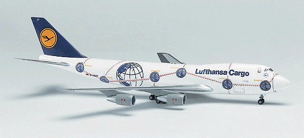 Herpa Wings Aircraft - Assembled -- Lufthansa Cargo