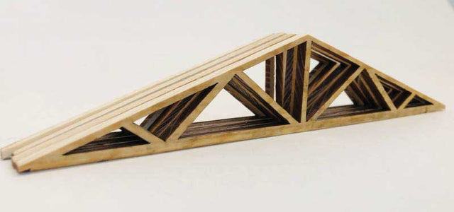 Roof Truss Truck Load -- 4 Pieces to Make 1 Load