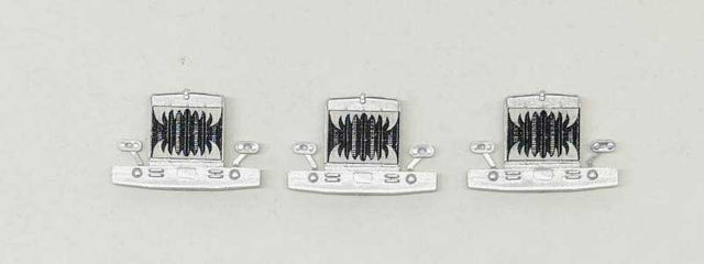 Kenworth Semi Tractor Grille w/Fangs/Growl Pattern -- pkg(3)