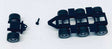 Lowboy Tri-Axle Booster w/Integrated Rear Axle -- 2 Sets