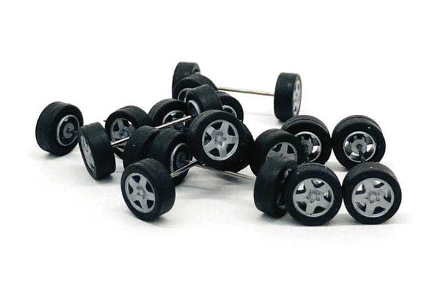Automobile Wheelsets -- 9/32" 7.25mm Diameter 5 Sets