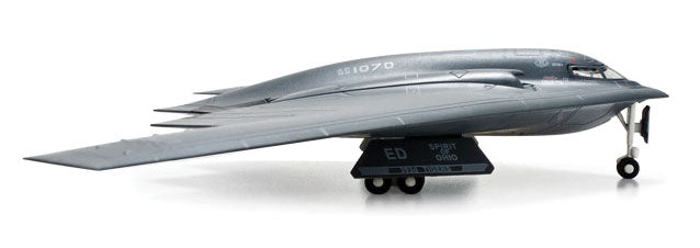 Herpa Wings Northrop Grumman B-2a Jet - Assembled (Die Cast Metal) -- Spirit of Ohio (black)