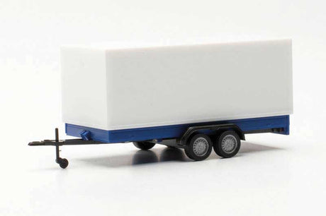 2-Axle Covered Auto Trailer - Assembled -- Various Standard Colors