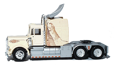 American Trucks - Tractor Only - Peterbilt 3-Axle Conventional -- Custom Cheetah Paint & Graphics