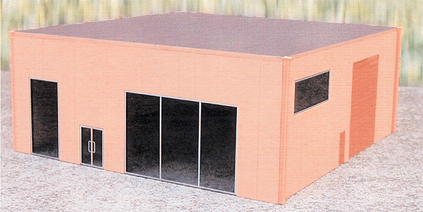 Dealership (Plastic Kit) -- Brown