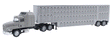 Mack CH 613 - Assembled -- With 48' Livestock Trailer