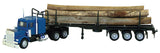 Kenworth W-900 w/Australian Log Road Train - Assembled -- Various Color Tractor, No Load-1