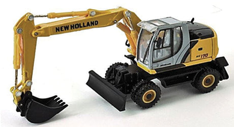 New Holland We170 Wheeled Excavator -- Yellow, Black-2