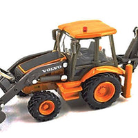 Volvo BL 71 Backhoe - Assembled -- Orange, Black