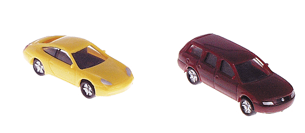 Automobile Set -- VW Passat and Porsche 911