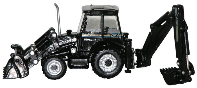 Case 590 Super R Backhoe - Assembled -- Black
