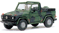 Military Modern German Army (BW) -- MB 230 G Military Police Light Truck (tri-color camouflage)