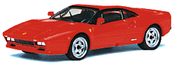 Ferrari 288 GTO red