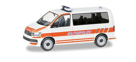 Volkswagen T6 Passenger Van - Assembled -- German Military Police (white, orange, German Lettering)
