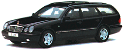 Mercedes -- E320 T Station Wagon (black)
