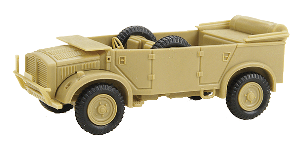 Former German Army WWII - Heavy Cross-Country Car/Troop Transport Type 40 Late -- Kfz 15/Kfz 70 4x4 w/Internal Spare Tire; Top Down