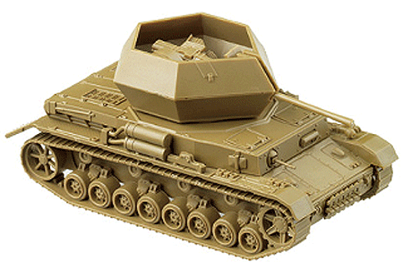 Roco Mini-Tanks Former German Army WWII - Armored Vehicles -- FlakPz IV Ostwind (East Wind) Anti-Aircraft Gun