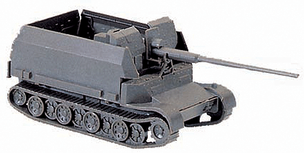 Roco Mini-Tanks Former German Army WWII - Artillery -- 88mm Anti-Aircraft, Anti-Tank Cannon