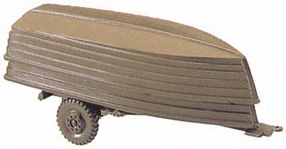 Roco Mini-Tanks -- Trailer with 2 Boats