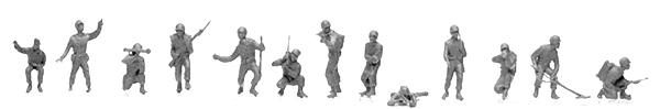 Roco Mini-Tanks US/NATO Figures pkg(16)