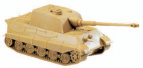 Roco Mini-Tanks Former German Army WWII Armored Vehicles -- Jagdtiger (Hunting Tiger) JagdPz VI w/128mm Cannon