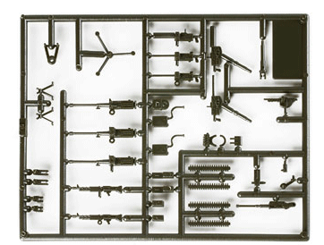 Herpa Military - US/NATO Accessories -- Heavy Machine Guns .30, .50 & Equipment