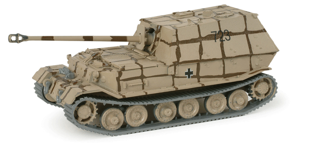 Former German Army WWII Armored Fighting Vehicles -- SdKfz 184 "Ferdinand" Model I Heavy Tank Destroyer w/Camouflage Paint