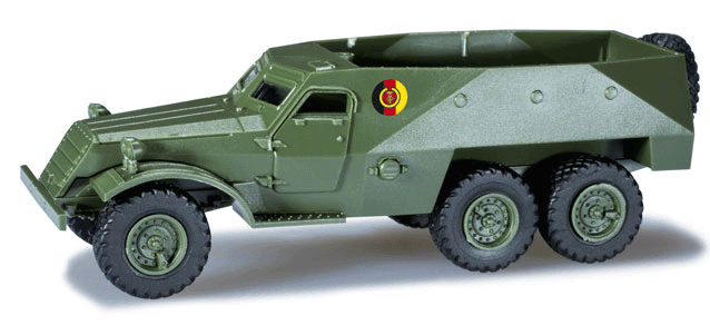 1950 Iron Pig SPW 152 6x6 Armored Personnel Carrier - Assembled -- East German Army (olive, gray)