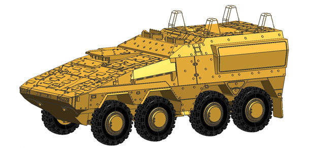 Boxer Ambulance - Assembled -- Undecorated