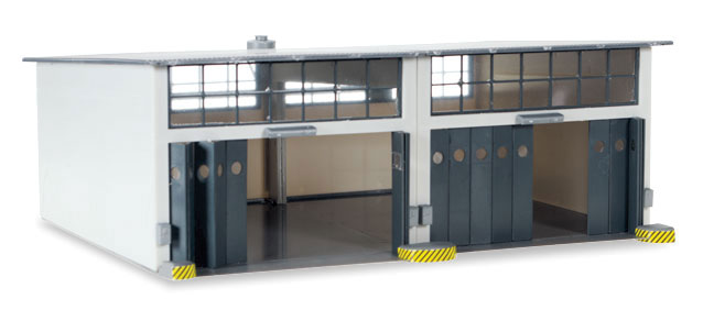 2-Stall Repair Facility -- Kit - 8-11/16 x 7-1/2 x 3-3/8"  22 x 19 x 8.5cm