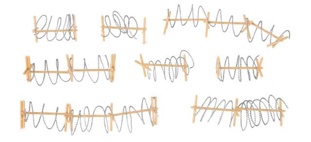 Barbed Wire Fencing -- Kit