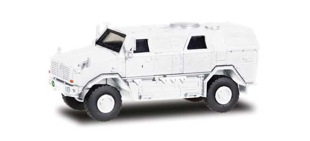 ATF Dingo Armored Truck - Assembled -- United Nations (white)