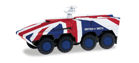 GTK Boxer Armored Vehicle - Assembled -- British Army (red, white, blue)