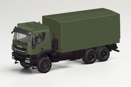 Iveko Trakker 6x6 Truck - Assembled -- German Army (green, German Lettering)