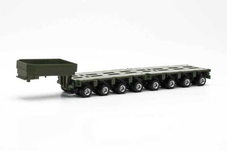 Goldhofer 8-Axle Lowboy Trailer - Assembled -- Green