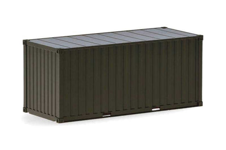 20' Container - Assembled -- Army Brown