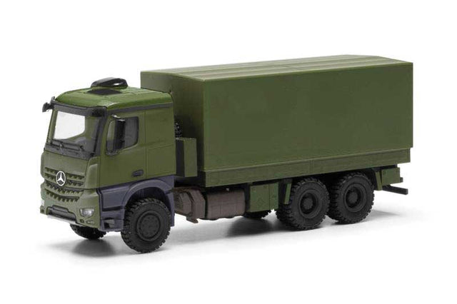 Mercedes-Benz Arocs Box Truck - Assembled -- Green
