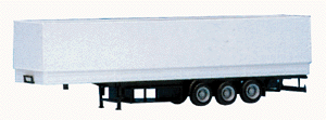 European Semi Trailers -- 3-Axle Canvas Covered w/"Windows" - Undecorated